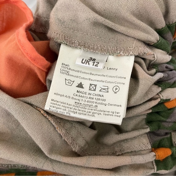 Numph Anthropologie Lenny Heart Camo Cotton Jacket Sz 38 US 8 - Picture 9 of 10